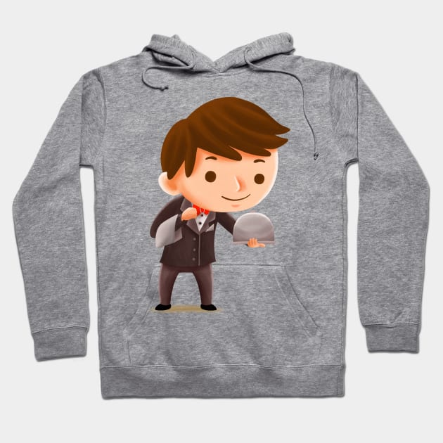 Kids Waiter Hoodie by MEDZ